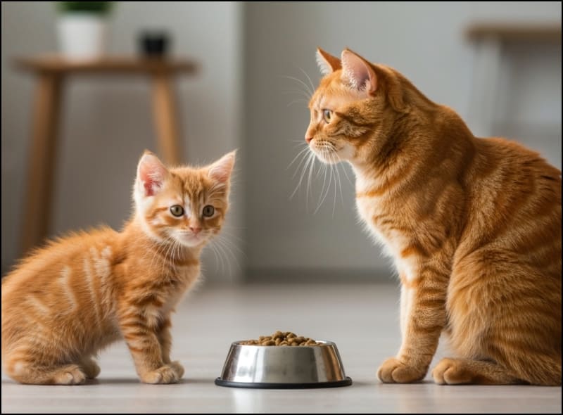 Можно ли взрослых кошек кормить кормом для котят